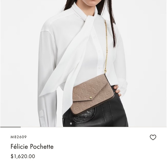 Louis Vuitton Felicie Pochette Rare Pink. Flaw - Picture 17 of 17